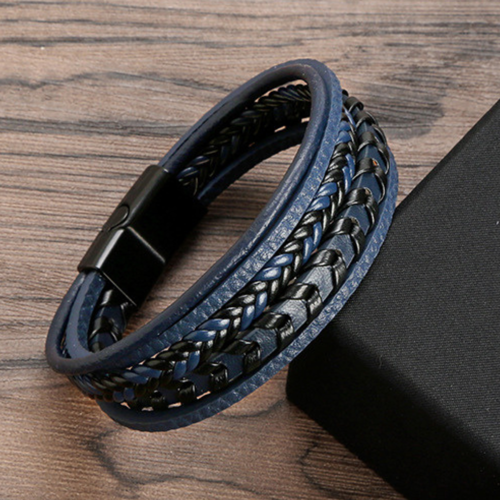 Leather men's bracelet – rugged, stylish, and timeless (Buy one, get one free)