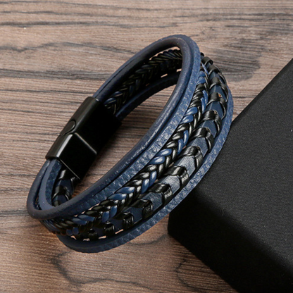 Leather men's bracelet – rugged, stylish, and timeless (Buy one, get one free)